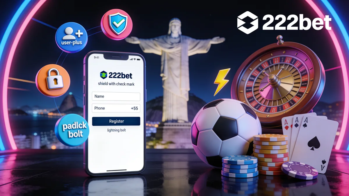 Como se cadastrar na 222bet? — 222bet no Brasil