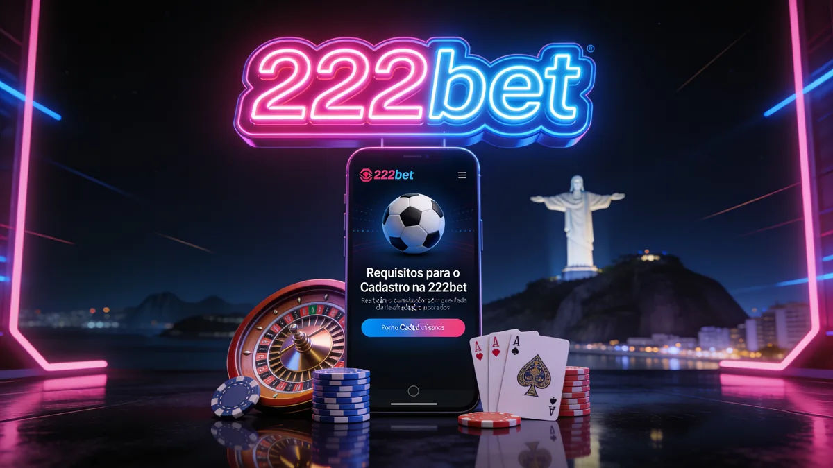 Requisitos para o Cadastro na 222bet para jogadores no Brasil