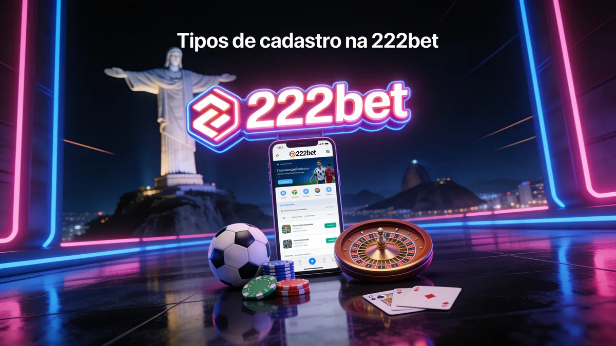 Tipos de cadastro na 222bet para jogadores no Brasil